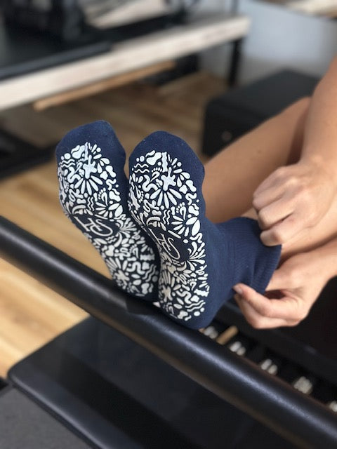 Therapeutic Crew Grip Socks