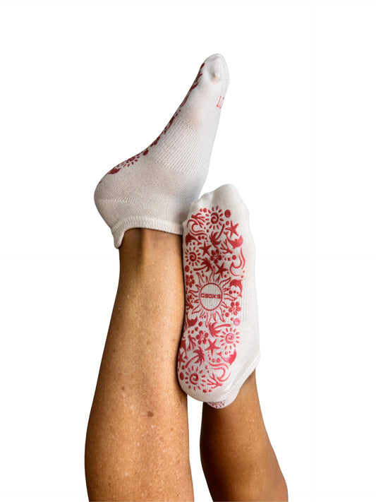 Summer Lovin Low Rise Grip Socks
