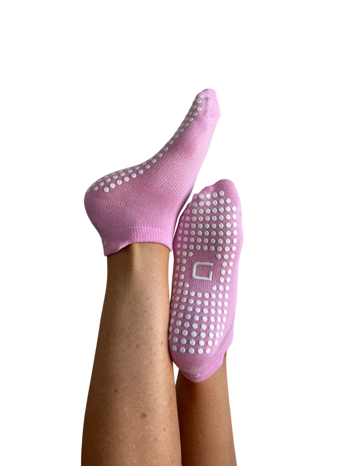 Baby Pink Classic Grip Socks
