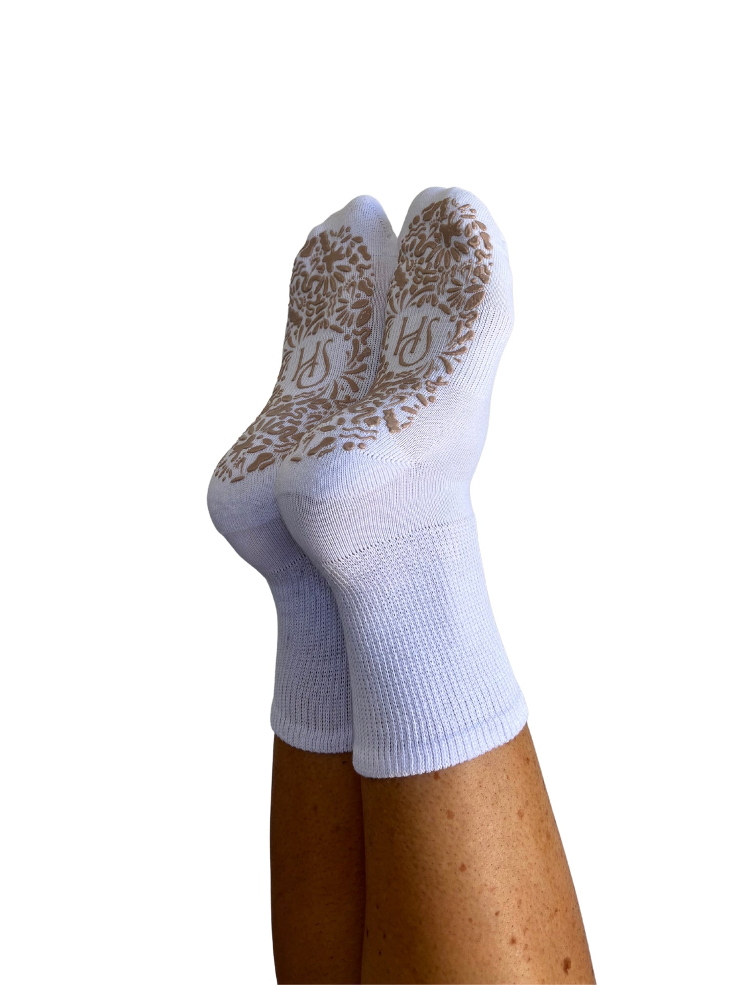 Diabetic Friendly Therapeutic Full Crew Grip Socks