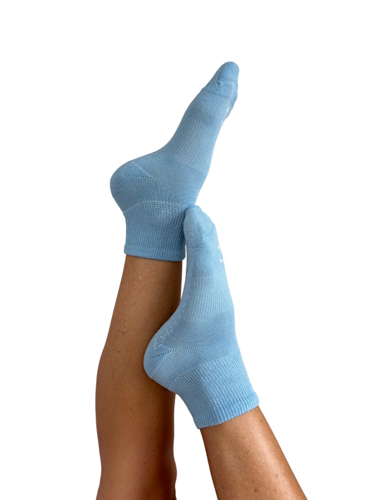 Diabetic Friendly Therapeutic Grip Socks (Baby Blue)