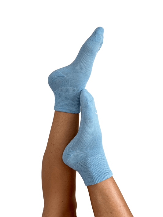 Diabetic Friendly Therapeutic Grip Socks (Baby Blue) - GSOXS